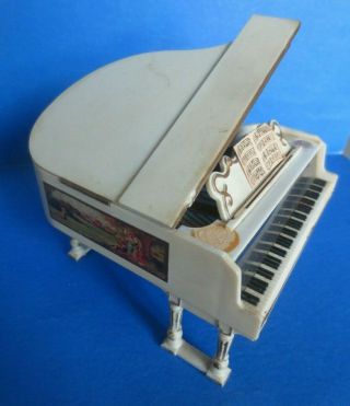 Vintage 1964 Ideal Petite Princess Miniature Dollhouse Grand Piano 1:16