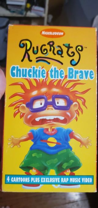 Rugrats - Chuckie The Brave (vhs,  1994) Rare Tape
