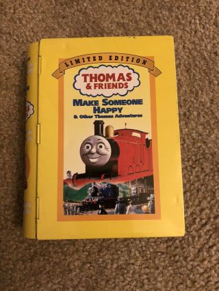 Rare Thomas And Friends - Make Someone Happy Limited Edition Metal Box (vhs)