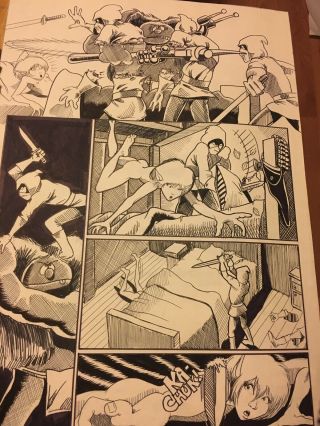 Elflord Musuko One Shot Page 17 Art By Barry Blair 11x17 Rare