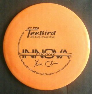 Innova 10x Kc Pro Teebird 174g Pfn Oop Disc Golf Rare Pat.  Taffy