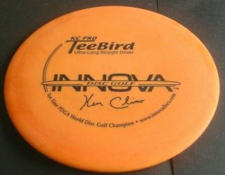 Innova 10x KC Pro TeeBird 174g PFN OOP Disc Golf Rare Pat.  Taffy 2