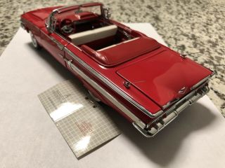 Franklin 1960 Chevrolet Impala Convertible 1:24 scale (Rare Red) 2