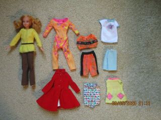 Vintage Barbie Dramatic Living Skipper Doll With Clothes (some Old Vintage)