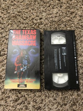 The Texas Chainsaw Massacre Vhs Video Treasures Horror Movie Rare Release Promo