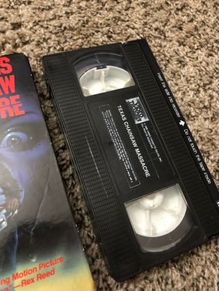 The Texas Chainsaw Massacre Vhs Video Treasures Horror Movie Rare Release Promo 3