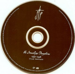 1 CENT CD The Smashing Pumpkins ‎– 1991 - 98 PROMO / Billy Corgan / James Iha RARE 3