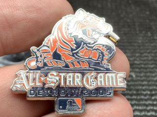 2005 MLB Detroit Tigers Logo Stunning All Star Game Rare Media Press Pin. 3
