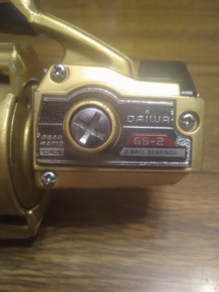Vintage Daiwa Gold Gs - 2 Spinning Fishing Reel Daiwa Seiko Inc