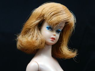 Vintage Barbie Fashion Queen Wig Red Midge Type Styled