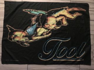 Tool 2001 Lost Cherubs Poster Flag Fabric Wall Tapestry Banner Rare Vtg