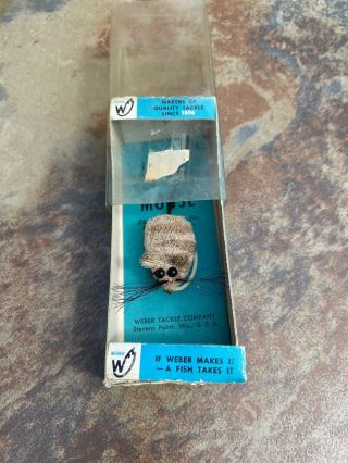 Awesome Vintage Weber Mouse Fly Fishing Lure Look