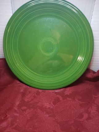 Vintage Antique Rare Fiesta Dinner Plate Dark Green 9 1/2 In Homer Laughlin