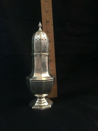 Martin Hall & Co Vintage Silver Plated Epns Decorated Sugar Shaker Sifter