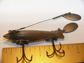 Vintage Heddon Spook Fishing Lure Glass Eye