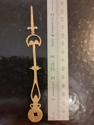 Old Brass Minute Hand For Longcase/grandfather Clock.