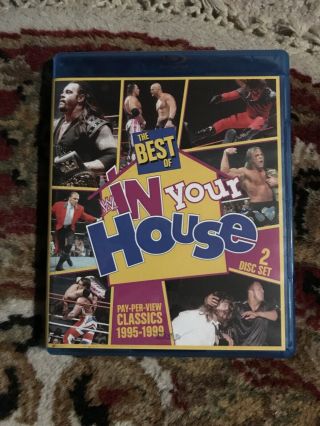 Wwe: The Best Of Wwe In Your House Blu Ray Dvd Wwf Roh Ecw Njpw Rare Oop Aew Nxt