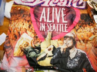 Heart Ann And Nancy Wilson Rare Alive In Seattle Shower Curtain