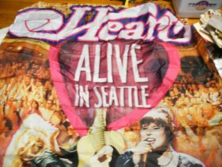 Heart Ann and Nancy Wilson RARE Alive in Seattle Shower Curtain 3