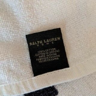vintage Ralph Lauren Polo Beach Towel USA Red White Blue 36 x 64 100 cotton 3
