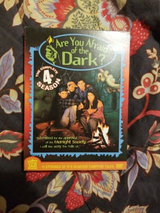 Are You Afraid Of The Dark? - Season 4 (dvd) Nickelodeon Rare Oop