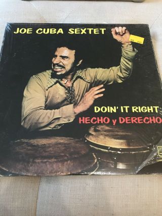 Joe Cuba Sextet Hecho Y Derecho Vinyl Lp Still In Shrink Wrap Rare