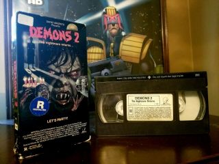 Demons 2 Vhs 1986 Dario Argento Lamberto Bava Cult Classic Horror Rare