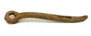 Antique Cast Iron 8 " Stove Handle Square Wrench Key Srx38 Tool 1/2 " Socket