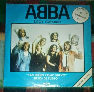 Abba I Have A Dream Uruguay Only Maxi 12 " Sung In Spanish Rare