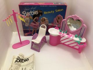 Dance Magic Barbie Beauty Salon Mattel 1989 Complete