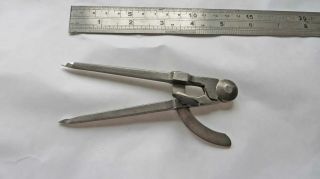 Antique Leatherworking 6 " Locking Arc Dividers Old Tool