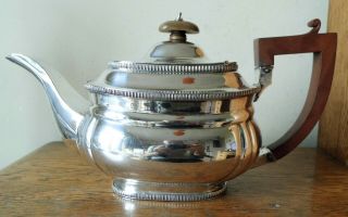 Lovely Antique 1920 - 30 Vintage Sheffield Silver Plated 1 1/2 Pint Tea Pot