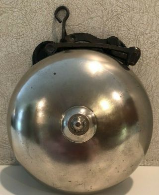 Antique Brass Boxing Bell Trip Bell Trip Gong Bevin Bell 5 1/2 Inch Great Sound