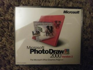 Microsoft Office Photodraw 2000 Version 2 Rare