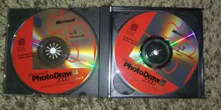 Microsoft Office PhotoDraw 2000 Version 2 Rare 3