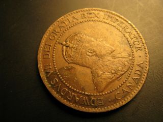 Canada 1906 Rare Large Cent Coin Idj.