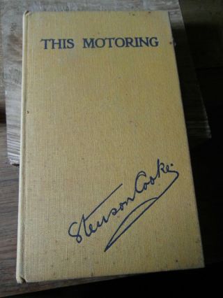 This Motoring - The Story Of The Aa - Hardback Book By Stenson Cooke 1935 Rare