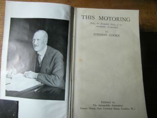 THIS MOTORING - The Story of the AA - Hardback Book by Stenson Cooke 1935 Rare 2