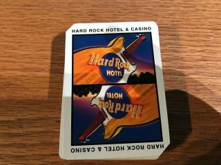 Hard Rock Hotel And Casino Las Vegas Playing Cards Played Deck Vintage Rare