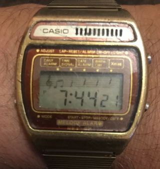 Vintage Rare Casio Melody Alarm 82 M - 1230 Digital Watch Made In Japan
