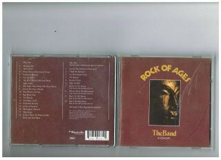 The Band 2 Cd Set.  Rare Live Rock Of Ages