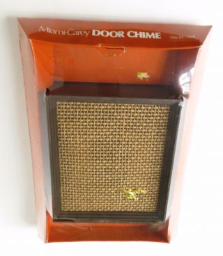 Vintage Miami Carey Doorbell Chime Brown Housing With Eagle Ec - 550