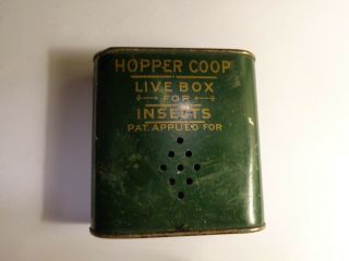 Metal Hopper Coop Live Box For Insects,  Bugs,  Crawlers,  Cray Fish