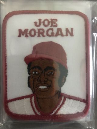 1978 1979 Penn Emblem Baseball Player Patch Joe Morgan Cincinnati Reds Rare