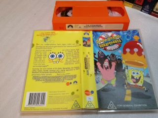 Spongebob Squarepants: The Movie - Rare Australian Paramount Vhs Issue Animation