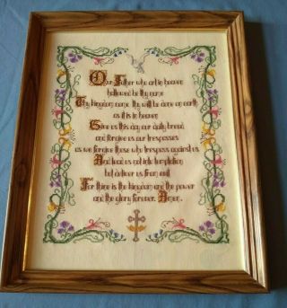 Lovely Needlework Picture Lord 