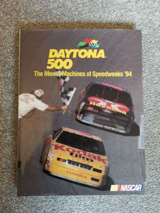Daytona 500 The Men And Machines Of Speed Weeks 1994 - Rare Nascar Book