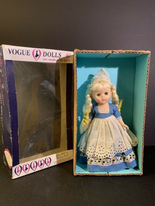 Vintage Vogue Ginny Doll International Collectors Series Dutch.  Doll In Orig Box