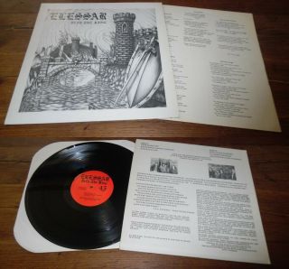 Elessar - Defy The King Rare Org Private Press Lp Us Heavy Metal W/insert 84 