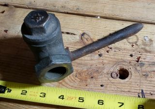 VINTAGE ANTIQUE STEAMPUNK BRASS 3/4” WATER valve tee 2